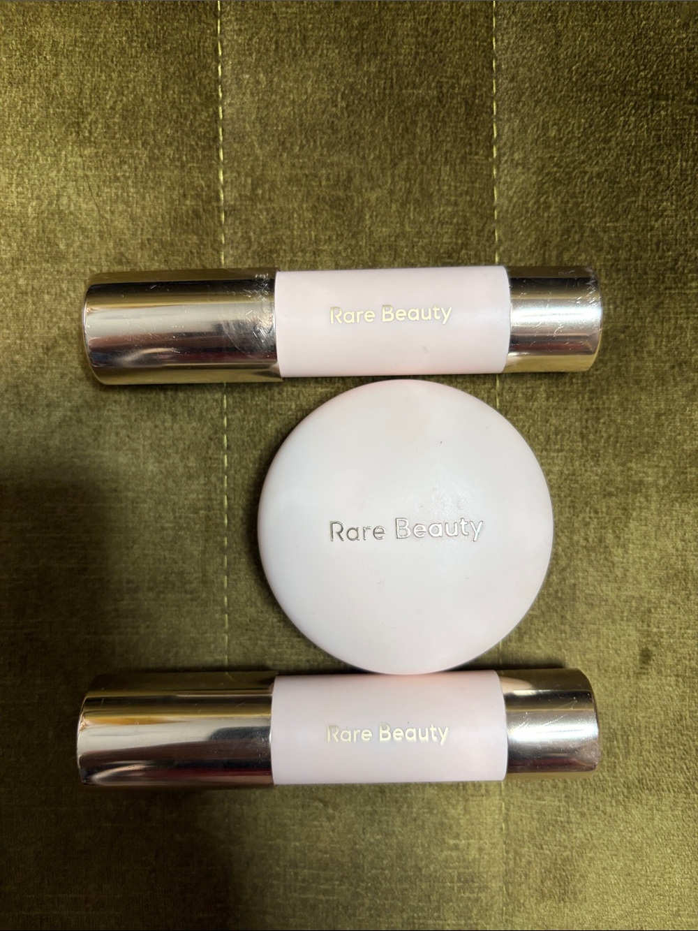 Rare Beauty bronzer and blush lot